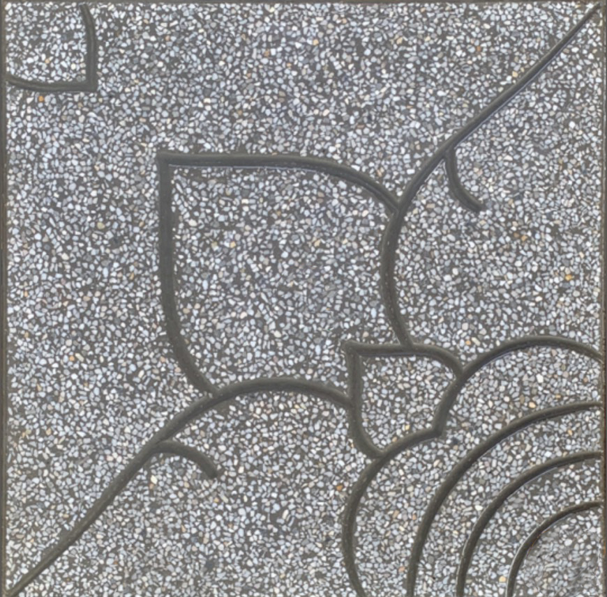 Gạch Terrazzo Hoa Van Trau Tuong Xam