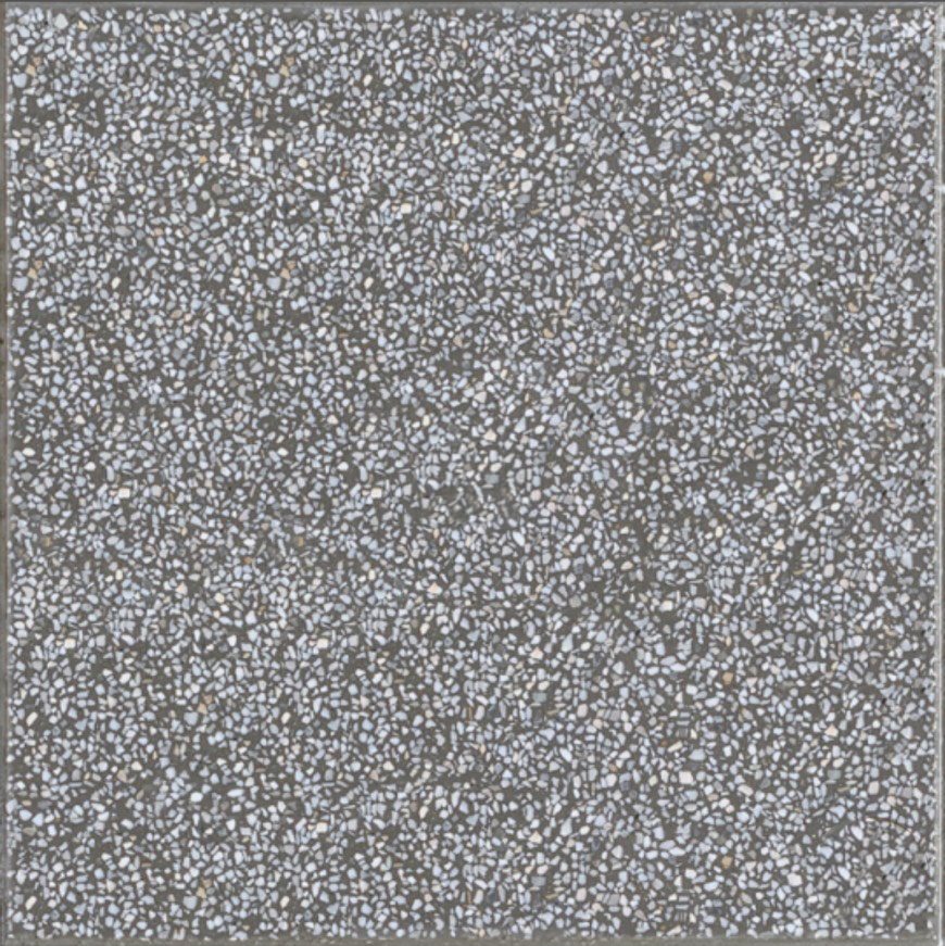 Gạch Terrazzo Tron Hat A Xam